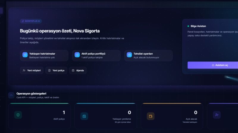 yeni dashboard