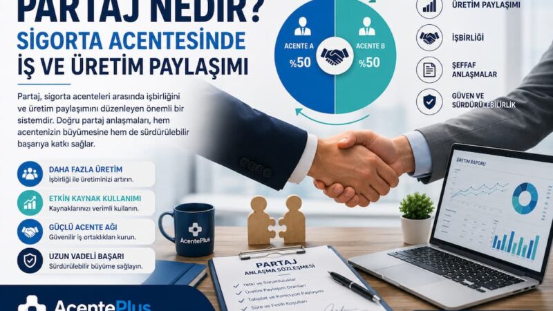 Acenteplus Partaj Nedir Sigorta Acentesinde İş ve Üretim Paylaşımı