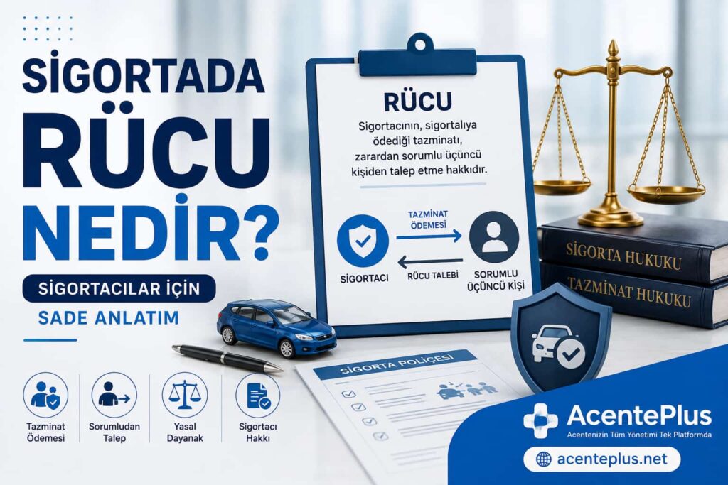 Acenteplus Sigortada Rücu Nedir